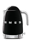 Smeg KLF04BLEU Wasserkocher, 2400, Kunststoff, 1.7 liters, Schwarz