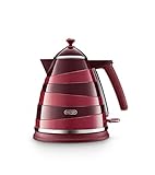 De'Longhi Avvolta Wasserkocher, Antikalkfilter, 1,7 Liter, 360°...