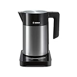 Bosch kabelloser Wasserkocher TWK7203, Abschaltautomatik,...