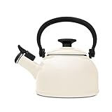 Forchetto Retro Teekessel Cremefarben, 1,6 Liter Klein Sahne...