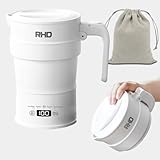 Faltbarer Reisewasserkocher Klein, Smart Camping Wasserkocher, 0.7L...
