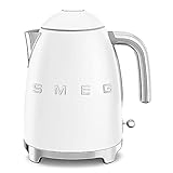 Smeg KLF03WHMEU Wasserkocher Weiss, 199,00