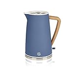 Swan Nordic Ultra Schneller elektrischer Wasserkocher, kabellos,...