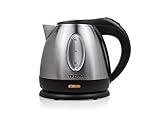 Tristar Edelstahl Wasserkocher/ Camping Wasserkocher mit 1,2 Liter...