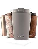 MAMEIDO Thermobecher 350ml, 470ml & 700ml - dichter Kaffeebecher to go...