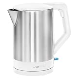 Clatronic Wasserkocher | 1.5 Liter Füllmenge | Sicherheitsklappdeckel...