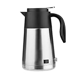 DEWIN Autokessel, Wasserkocher Tragbare 1300ml 12/24V Kfz Wasserkocher...