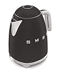 Smeg KLF03BLMEU Wasserkocher Mattschwarz, 199,00