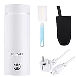 Unizooke Tragbarer Mini-Heizbecher,400ml Tragbarer Elektrischer...
