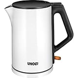 Unold 18520 Wasserkocher schnurlos Weiß (glaenzend), Schwarz