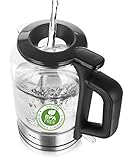Emerio WK-122574, smarter Glas Wasserkocher 1.5L, BPA frei...