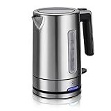 KHG Wasserkocher WK-105 ES Edelstahl | 1l Kapazität | LED |...