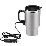 Keenso Auto 12V Wasserkocher, Auto 12V 450ml Edelstahl...