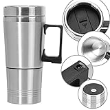 Trintion 500Ml Auto Wasserkocher Tasse Edelstahl 12v 100w...