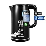 Wasserkocher mit Temperatureinstellung, 240 Min. Warmhaltefunktion,...