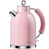 ASCOT Wasserkocher Edelstahl, Elektrischer Wasserkessel Geschenke für...