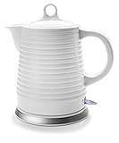 Lacor 69276 Elekt. Keramisch Wasserwarmer 1.3 L Gala, Keramik, weiß