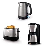 Philips HD9350/90 Wasserkocher (2200 Watt, 1.7 Liter) [Energieklasse...