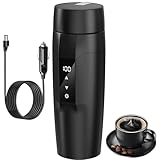 Tragbare KFZ Heizung Wasserkessel, 350 ml Reise Wasserkocher, 304...