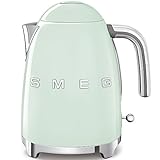 Smeg Elektrischer Wasserkocher KLF03PGEU, Chrom, Edelstahl, 1.7...