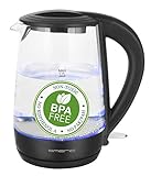 Emerio Glas Wasserkocher 1.7L Volumen BPA frei aus bestem...