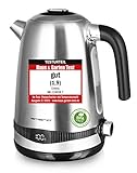Emerio WK-124658.1 Edelstahl Wasserkocher, 1.7 Liter, 2200 Watt,...