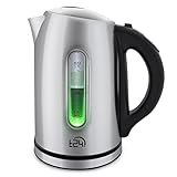 T24 Wasserkocher, Teekocher 1,7 L mit Temperatureinstellung 2200W, LED...