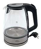 Elta Glas Wasserkocher Blue Light GWK-2200.2 (1,8 L, blaue LED...