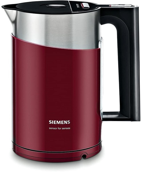 Siemens Wasserkocher TW86104P rot Edelstahl
